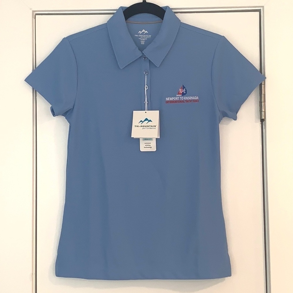 NWT 2020 Newport to Ensenada International Yacht Race Women’s Polo Shirt M